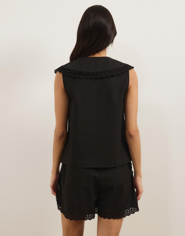 Atmos&Here - Sable Linen Blend Top