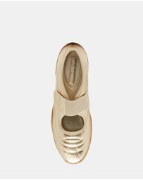 Steve Madden - Scooter Gold Sneakers