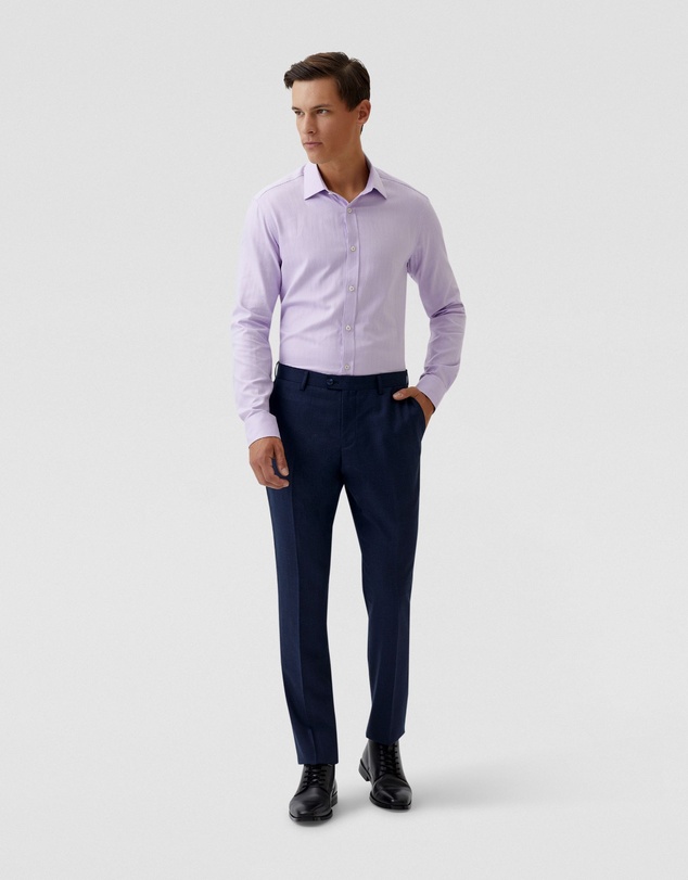 Oxford - Beckton Herringbone Cotton Shirt