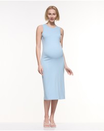 Soon Maternity - Base Soft Rib Tank Dress