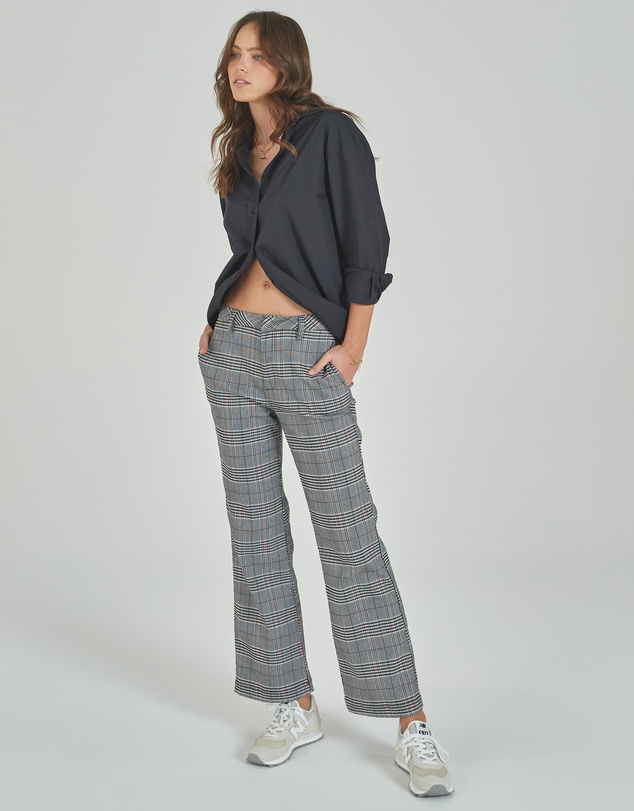 DRICOPER DENIM - Check Kick Flare Trousers
