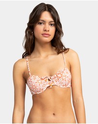 Roxy - Womens Fresco Tile Underwire Bikini Top