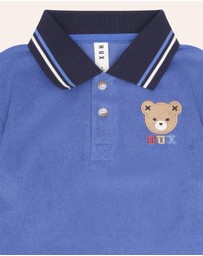 Huxbaby - Hux Towelling Polo - ICONIC EXCLUSIVE - Babies-Kids