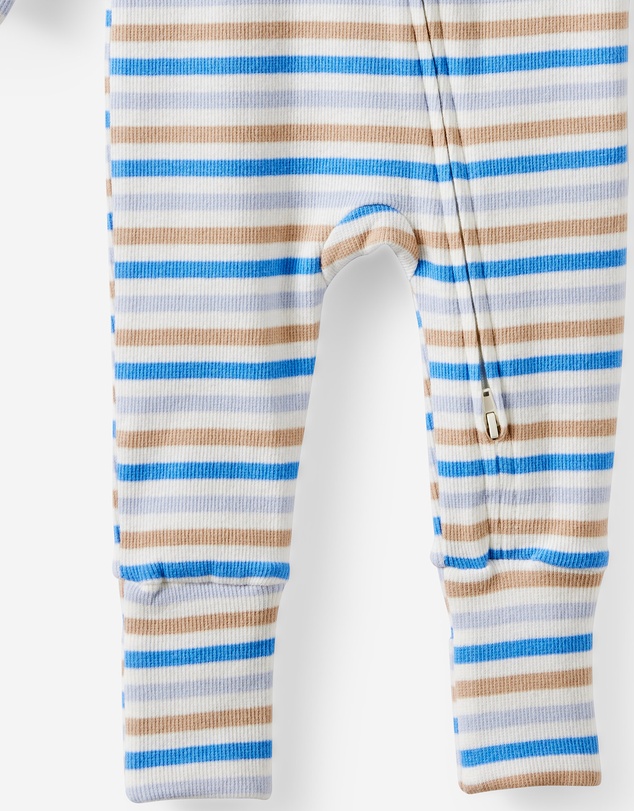 Cotton On Kids - Growie Long Sleeve Zip Romper