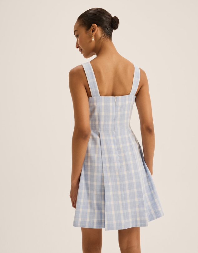 Review - Grace Check Mini Sun Dress