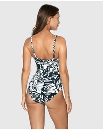 Nip Tuck Swim - Green Nostaligic Summer Louise One Piece