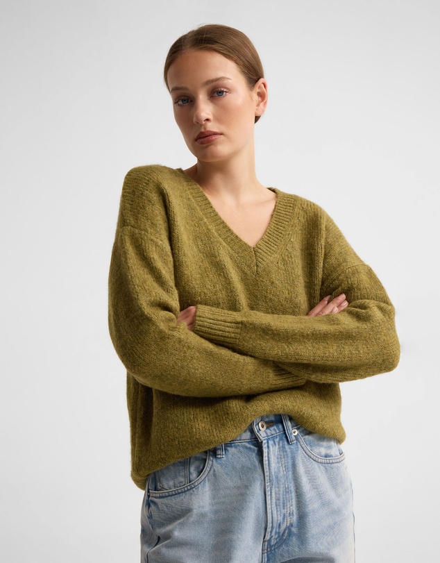 Oxford - Bridgette Alpaca Blend V-Neck