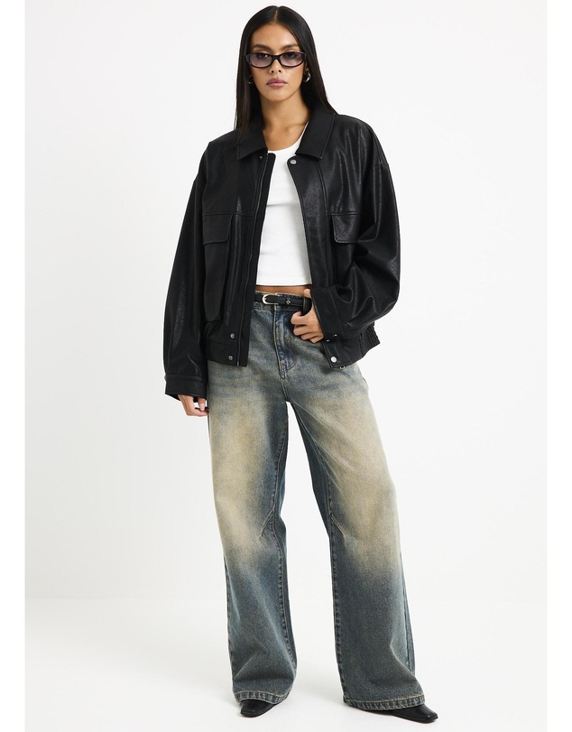 Alice In The Eve - Jen Oversized Patch Pocket Jacket