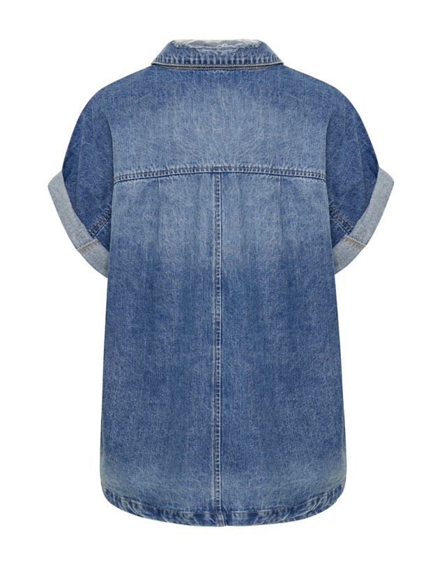ONE TEASPOON - Blue Rapture Cut Off Denim Shirt