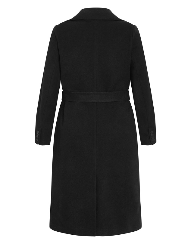 City Chic - Riley Row Belted Coat