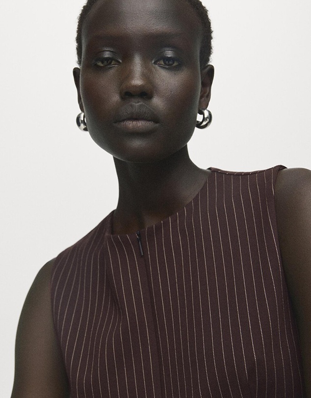 M.N.G - Fitted Top With Zipper