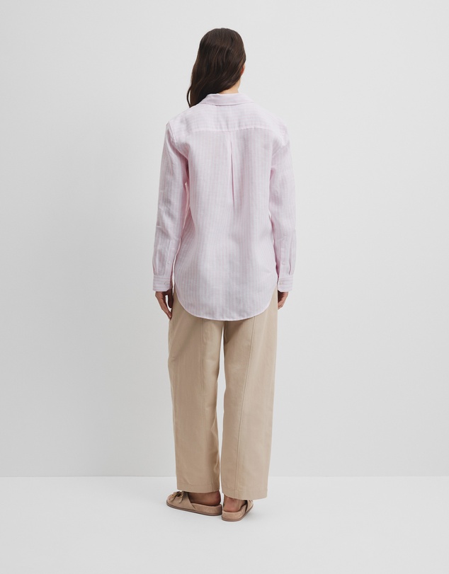 Country Road - Organically Grown Linen Stripe Shirt
