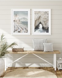 Olive et Oriel - Amalfi Coast Life III Art Print