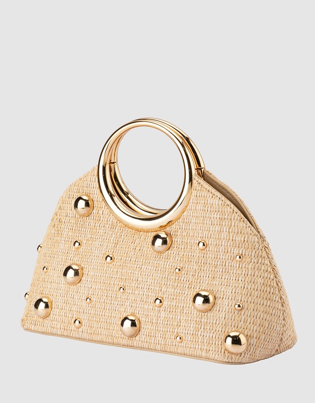 Olga Berg - Charlotte Woven Top Handle