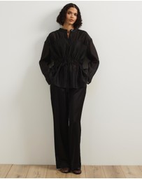 Atmos&Here - Liliora Tie Waist Top