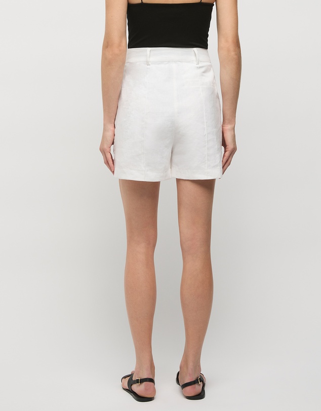 FRIEND of AUDREY - The Pinstitch Linen Shorts