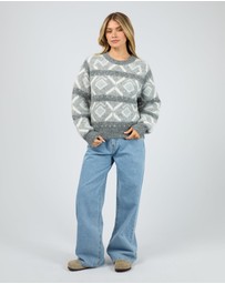 All About Eve - Zoia Knit Crew Charcoal