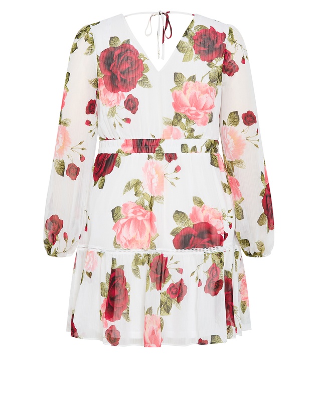 City Chic - Kiki Dolce Print Mini Dress