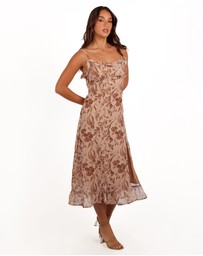Petal & Pup - Grace Midi Dress - Wild Orchid