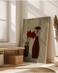 Olive et Oriel - Blossom Blend by Shatha Al Dafai Art Print