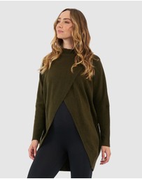 Ripe Maternity - Hallie Cross Over Knit