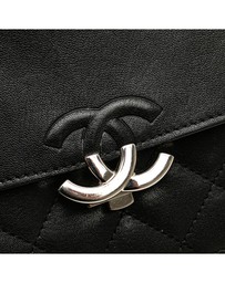 Pre-Loved by Azura Reborn - Pre-Loved Small Quilted Goatskin CC Box Flap