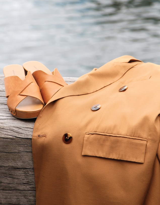 Belle & Bloom - Midtown Clog Mule - Tan