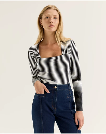 Review - Maloney Stripe Top