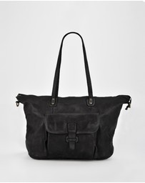 Cobb & Co - Rochester Washed Leather Weekender Bag