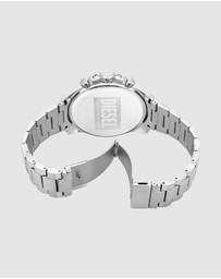 Diesel - Mega Chief Slim Silver Tone Analogue-Chronograph Watch