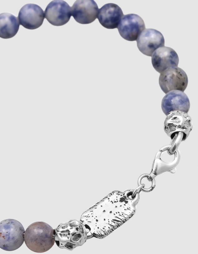 Haze & Glory - ICONIC EXCLUSIVE - Bracelet Men Blue Atlantic 925 Sterling Silver