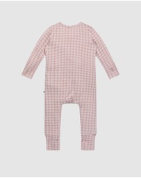 Kynd Baby - Day Or Night Onesie in Flower Gingham