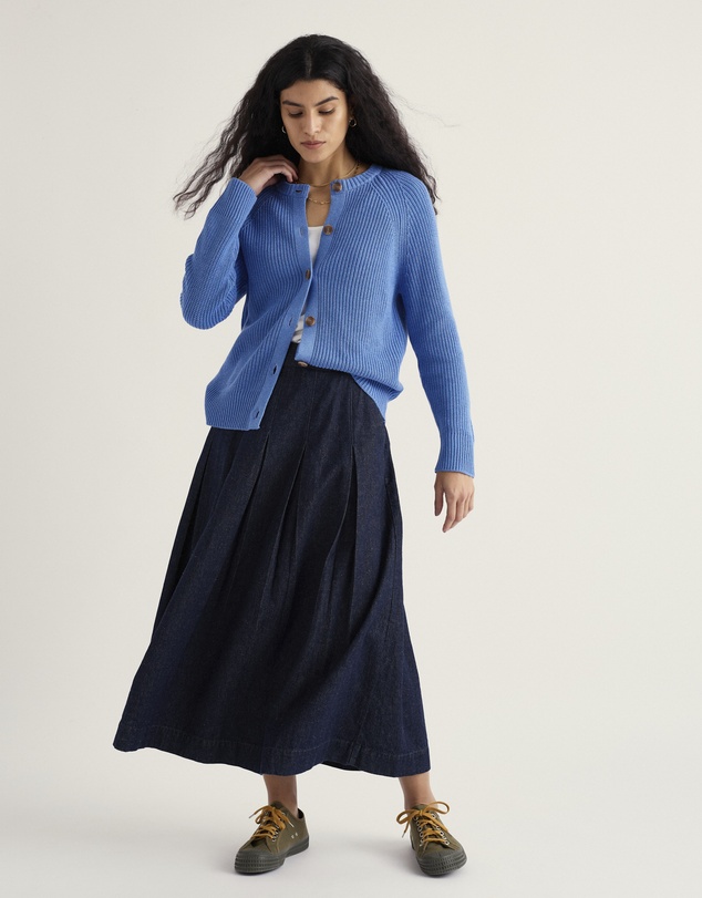 Seasalt - Seasalt Cornwall Blue Potters Meadow Cardigan