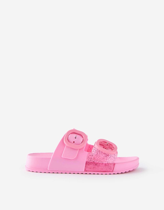 Cotton On Kids - Kids Double Buckle Jelly Slide