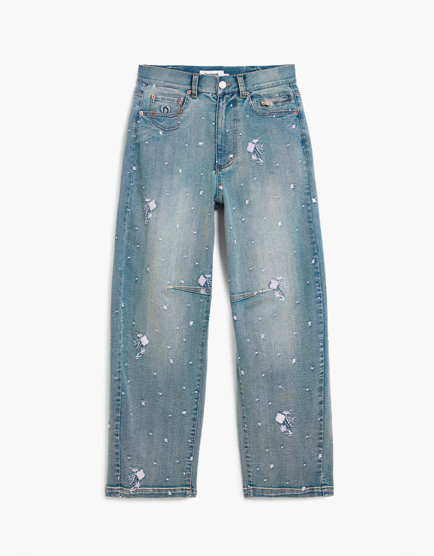 Desigual - Embroidered jeans