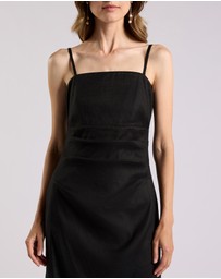 David Lawrence - Arwen Strapless Linen Dress