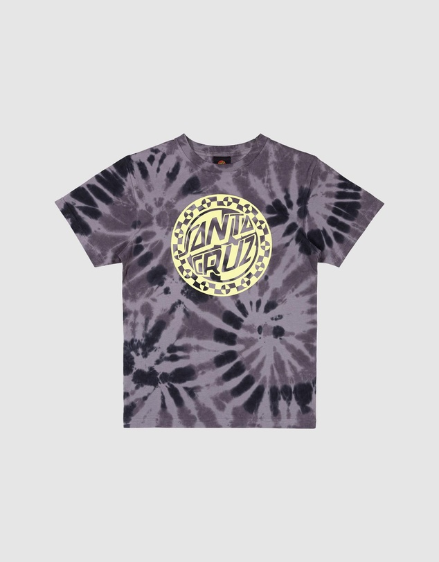 Santa Cruz - Malba Crash Dot Mono Front Tee - Teens