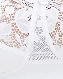 Sans Complexe - Jeanne Wirefree Wide Strap Organic Cotton Bra with Lace