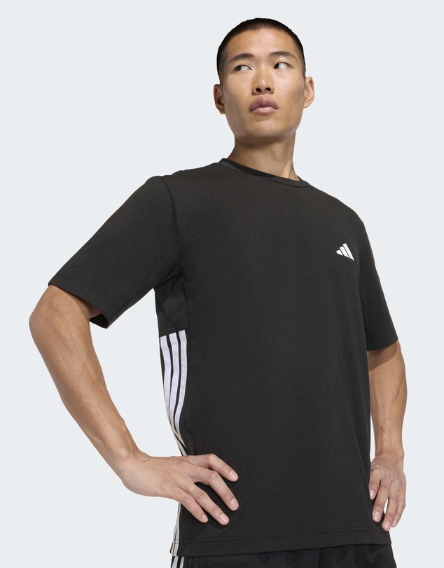 adidas Performance - WORKOUT ESSENTIALS FEELREADY 3 STRIPES T-SHIRT Mens