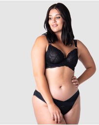 Hotmilk Maternity Lingerie - Heroine Plunge Nursing Bra - Flexiwire