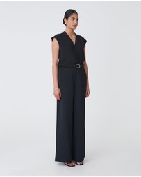 Forcast - Adelaide V-Neck Cap Sleeve Top