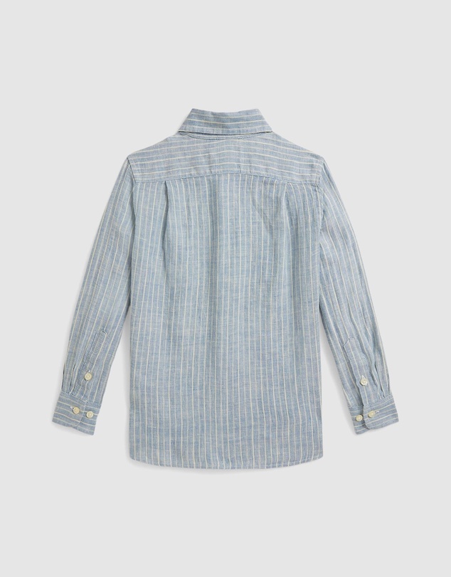 Polo Ralph Lauren - Striped Linen Shirt - Babies-Kids
