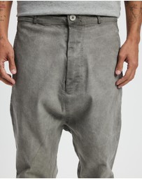 Surrounded By Ghosts - The Haxonite Super Low Crotch Tailored Denim Pants