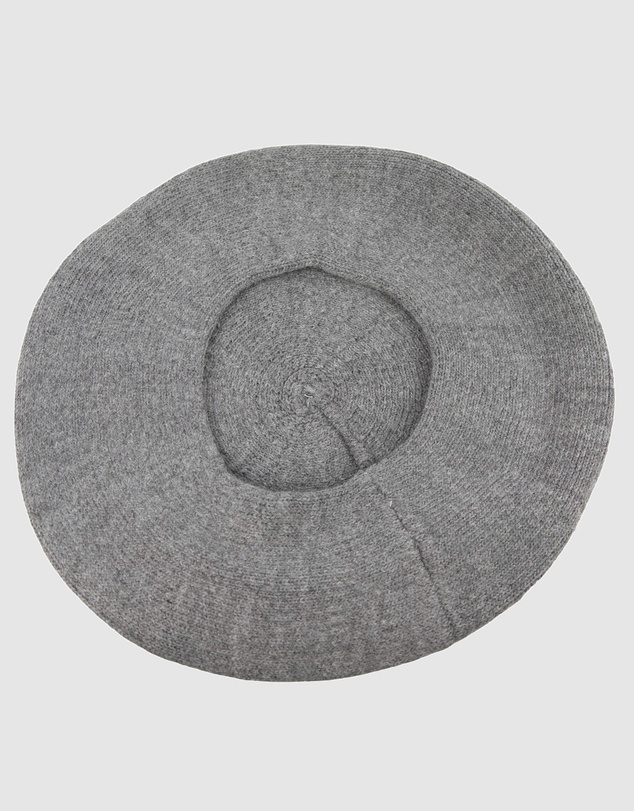 Max Alexander - European Made Light Grey Soft Wool Beret