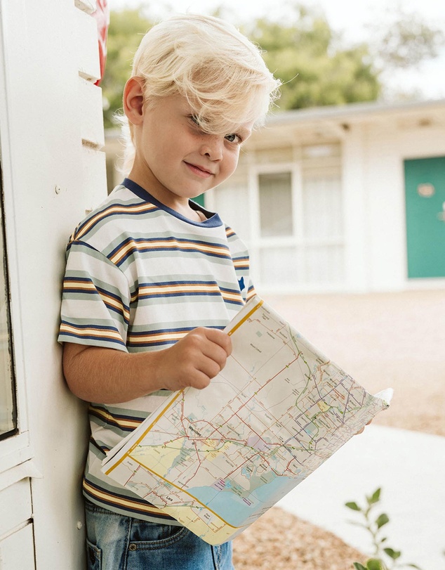 Fox & Finch - Casablanca Stripe Tee - Kids