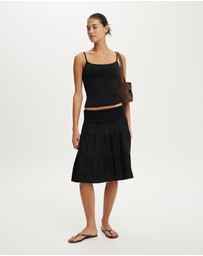 Cotton On - Haven Fold Over Midi Skirt