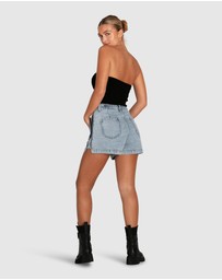 Belle & Bloom - Bring The Heat Denim Shorts