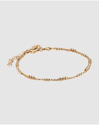 Najo - Halcyon Yellow Gold Bracelet (18.5cm+ext)