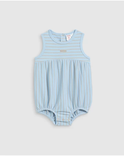 Seed Heritage - Stripe Logo Bodysuit
