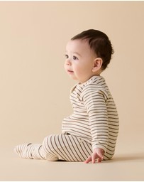 Wilson & Frenchy - Organic Waffle Zipsuit - Babies